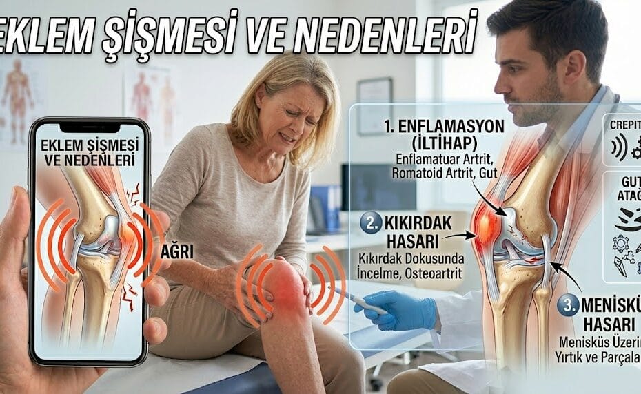 Eklem Şişmesi Neden Olur? 8 Temel Neden ve Belirtiler
